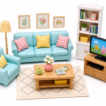 leving room equipment set games