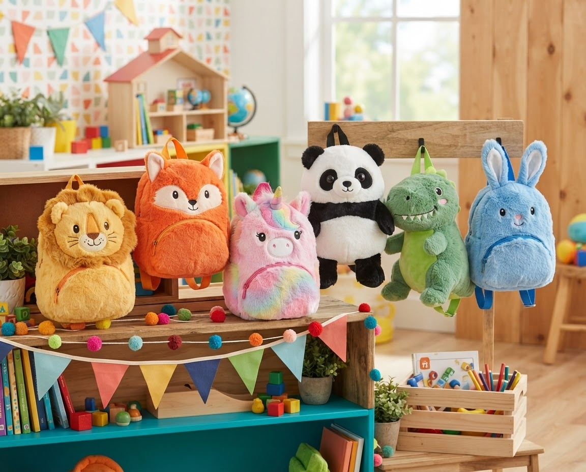 plush backpack - Image 1